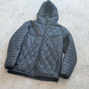 Medium Stussy Men's Black Quilted Winter Jacket